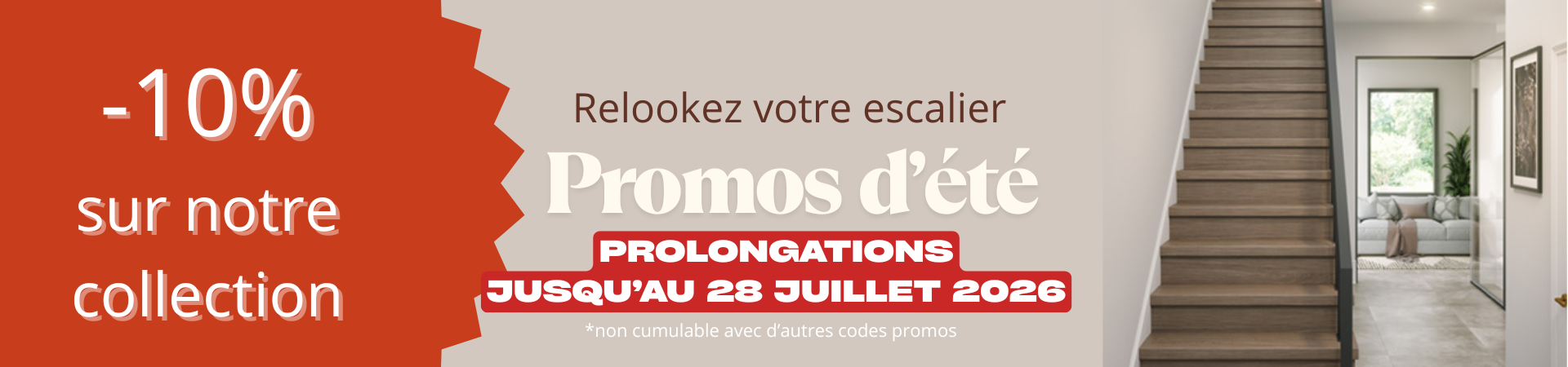 Promo d'été escalier